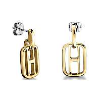 Tommy Hilfiger Pozlátené oceľové náušnice TH2700722