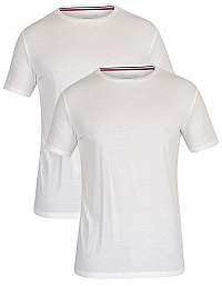 Tommy Hilfiger Sada pánskych trik Th2 2P Cn Tee Ss UM0UM01030-100 White/White XL