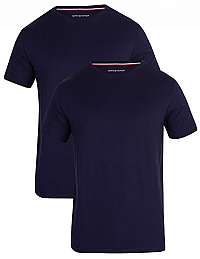 Tommy Hilfiger Sada pánskych trik Th2 2P Cn Tee Ss UM0UM01030-409 Peacoat/Peacoat M