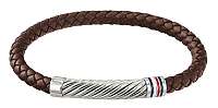 Tommy Hilfiger Trendy hnedý kožený náramok TH2790078
