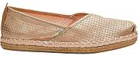 TOMS Dámske espadrilky Champagne Shimmer Synthetic Petra