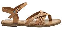 TOMS Dámske sandále Honey Leather/Synthetic Braid Lexie