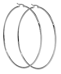 Troli Oceľové náušnice kruhy 2 – 8 cm 2 cm