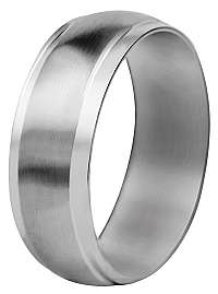 Troli Oceľový snubný prsteň 57 mm