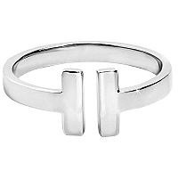 Troli Otvorený oceľový prsteň pre ženy 57 mm