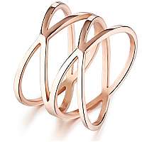 Troli Romantický bronzový prsteň z ocele KRS-275 mm