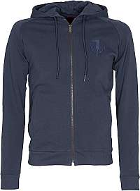 Trussardi Pánska mikina Full Zip Fleece With Hood Pure Cotton Regular Fit XXL