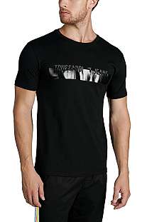 Trussardi Pánske tričko Jersey Regular FitT00272-K299 Black XXL