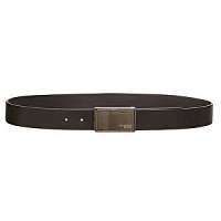 Trussardi Pánsky opasok Business Affair Id Buckle 71L00094-E285 Gunmetal 95 cm