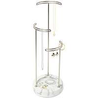 Umbra Stojan na šperky Tesoro biely mramor9471491 / S