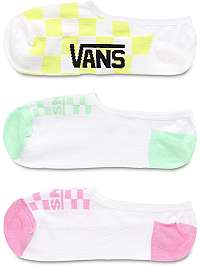 VANS 3 PACK - dámske členkové ponožky Rainy Day Check Canoodles,5-36