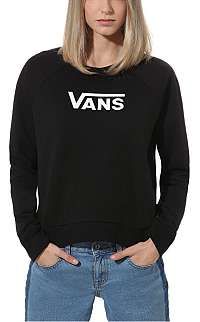 VANS Dámska mikina Flying V Ft Boxy Crew Black VN0A47THBLK1 XL