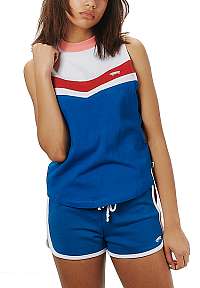 VANS Dámske tričko Invert Tank Blue Sapphire VN0A3UN9UUC1 XS