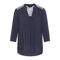 Vero Moda Dámska blúzka Boca 3/4 Lace Blouse Color Night Sky XS