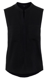Vero Moda Dámska blúzka Erika S/L Solid Shirt Color Black XS