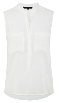 Vero Moda Dámska blúzka Erika S/L Solid Shirt Color Snow White S