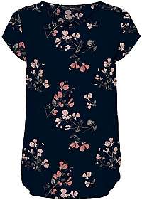 Vero Moda Dámska blúzka VMBOCA SS Blouse MULTI AOP Night Sky Hallie L