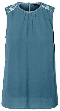 Vero Moda Dámska blúzka VMDORTHEA SL TOP WVN Blue s tone XS