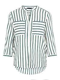 Vero Moda Dámska blúzka VMERIKA STRIPE 3/4 SHIRT TOP E10 COLOR Ponderosa Pine L