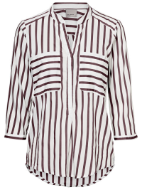 Vero Moda Dámska blúzka VMERIKA STRIPE 3/4 SHIRT TOP E10 COLOR Port Royale L