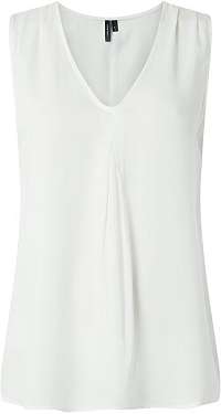 Vero Moda Dámska blúzka VMEVA V-NECK Snow White L