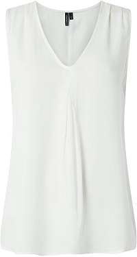 Vero Moda Dámska blúzka VMEVA V-NECK Snow White S