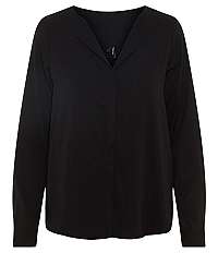 Vero Moda Dámska blúzka VMGRACE L / S SHIRT COLOR Black L