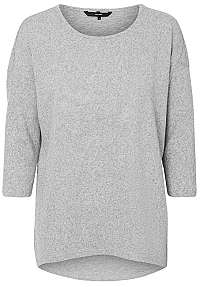 Vero Moda Dámska blúzka VMMALENA 3/4 BLOUSE EXP NOOS Light Grey Melange XS