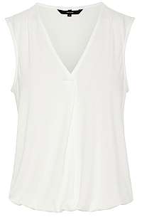 Vero Moda Dámska blúzka VMMILLA SL TOP VO Snow White XS