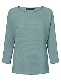 Vero Moda Dámska blúzka VMNORA 3/4 Boatneck Blouse Noosa Slate L