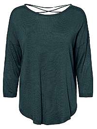 Vero Moda Dámska blúzka VMRAINI NEW 3/4 STRING Blouse Ponderosa Pine S