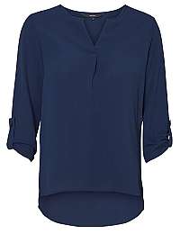 Vero Moda Dámska blúzka VMSASHA 3/4 TOP A Noosa Navy Blaze r XS