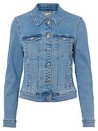 Vero Moda Dámska bunda VMHOT SOYA LS DENIM JACKET MIX Noosa Light Blue Denim S