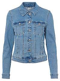 Vero Moda Dámska bunda VMHOT SOYA LS DENIM JACKET MIX Noosa Light Blue Denim XS