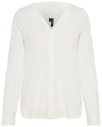Vero Moda Dámska košeľa VMGRACE L / S SHIRT COLOR Snow White XL