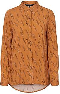 Vero Moda Dámska košeľa VMGUNHILD LS SHIRT WVN GA Meerkat AOP.GUNHILD XL