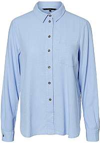 Vero Moda Dámska košeľa VMHELENMILO LS SHIRT WVN Pl acid Blue XS