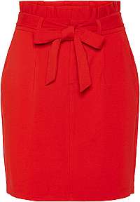 Vero Moda Dámska sukňa Eva HR Paperbag Short Skirt Color Chinese Red S