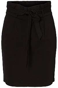 Vero Moda Dámska sukňa Eva HR Paperbag Short Skirt Noos Kl Black M