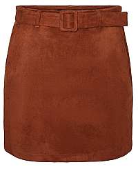 Vero Moda Dámska sukňa VMCHILI faux SUEDE HW SHORT SKIRT Tortoise Shell L