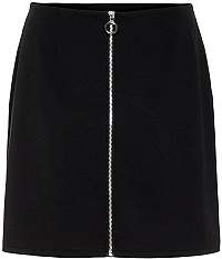 Vero Moda Dámska sukňa VMCISSE HW ZIP SKIRT JRS KI Black M