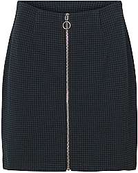 Vero Moda Dámska sukňa VMCISSE HW ZIP SKIRT JRS KI Black Pandarosa Pine Check L