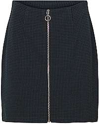 Vero Moda Dámska sukňa VMCISSE HW ZIP SKIRT JRS KI Black Pandarosa Pine Check S