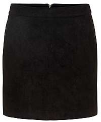 Vero Moda Dámska sukňa VMDONNADINA FAUX SUEDE SHORT SKIRT NOOS Black XS