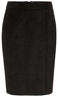 Vero Moda Dámska sukňa VMDONNADINA HW faux SUEDE BK SKIRT Black L