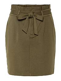 Vero Moda Dámska sukňa VMEVA HR paperbag SHORT SKIRT COLOR Ivy Green M