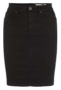 Vero Moda Dámska sukňa VMHOT SOPHIA HR PENCIL SLIT SKIRT COLOR Black L