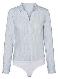Vero Moda Dámske body VMERIKA L / S BODY G-STRING SHIRT COLOR Cool Blue S