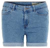 Vero Moda Dámske kraťasy Hot Seven Nw Dnm Fold Shorts Mix Noos Light Blue S