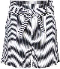 Vero Moda Dámske kraťasy VMEVA 10225994 Snow White NAVY BLAZER M